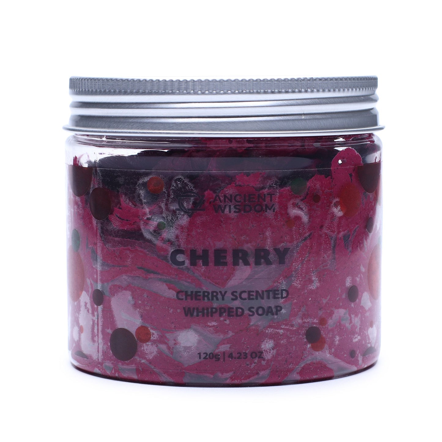 Cherry Schlagseife 120g – vegane Whipped Soap mit fruchtigem Kirsch-Duft