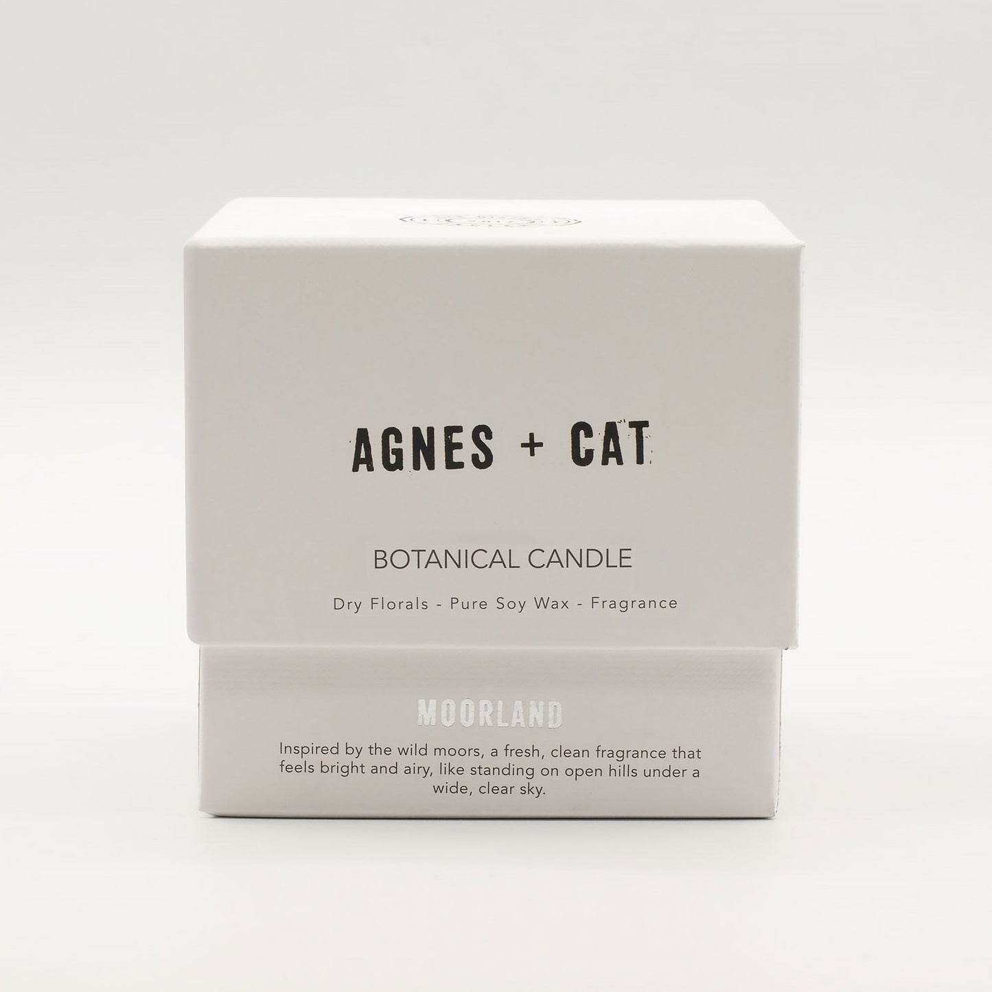 Agnes + Cat Botanische Sojakerze – Moorland | Bergamotte & Zedernholz