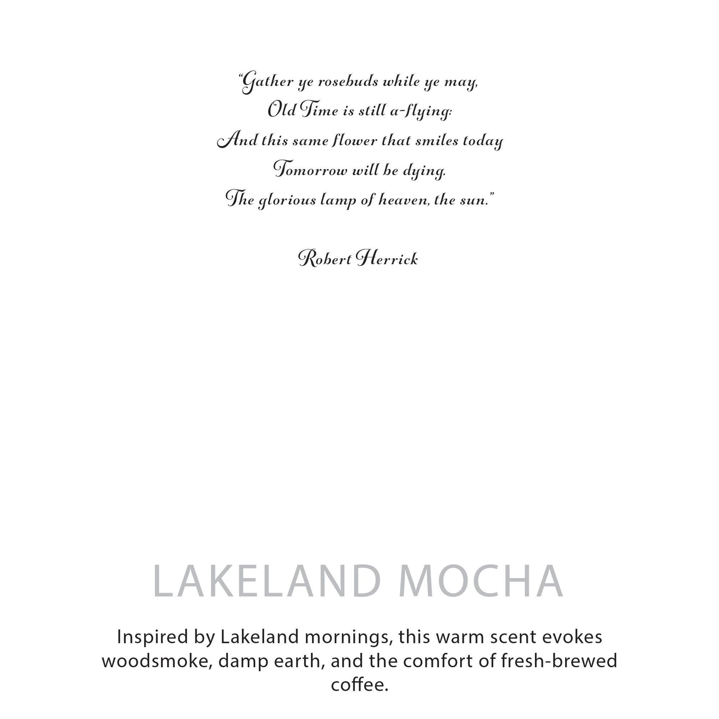 Agnes + Cat Botanische Sojakerze – Lakeland Mocha | Kaffee & Kakao Duft