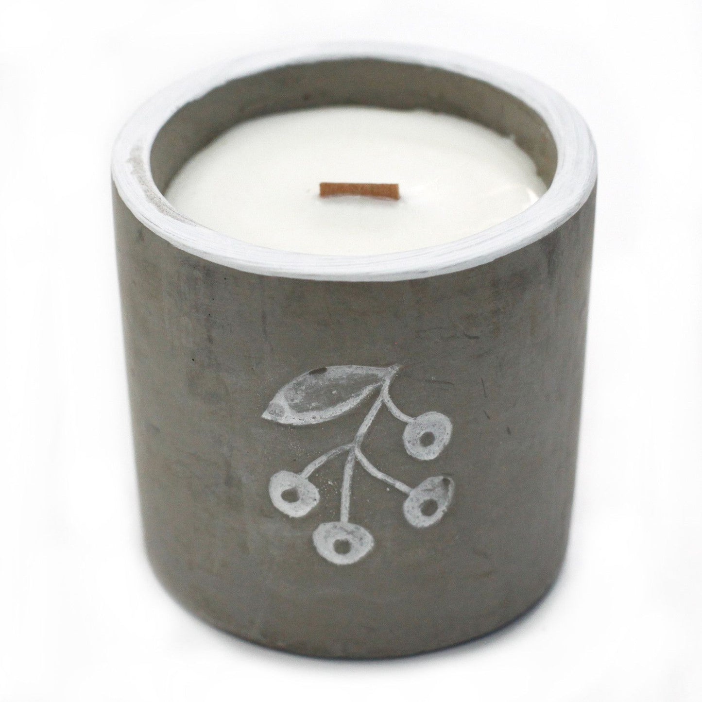 Med Concrete Soy Candle – Juniper & Sweet Gin | Sojakerze im Betonbehälter