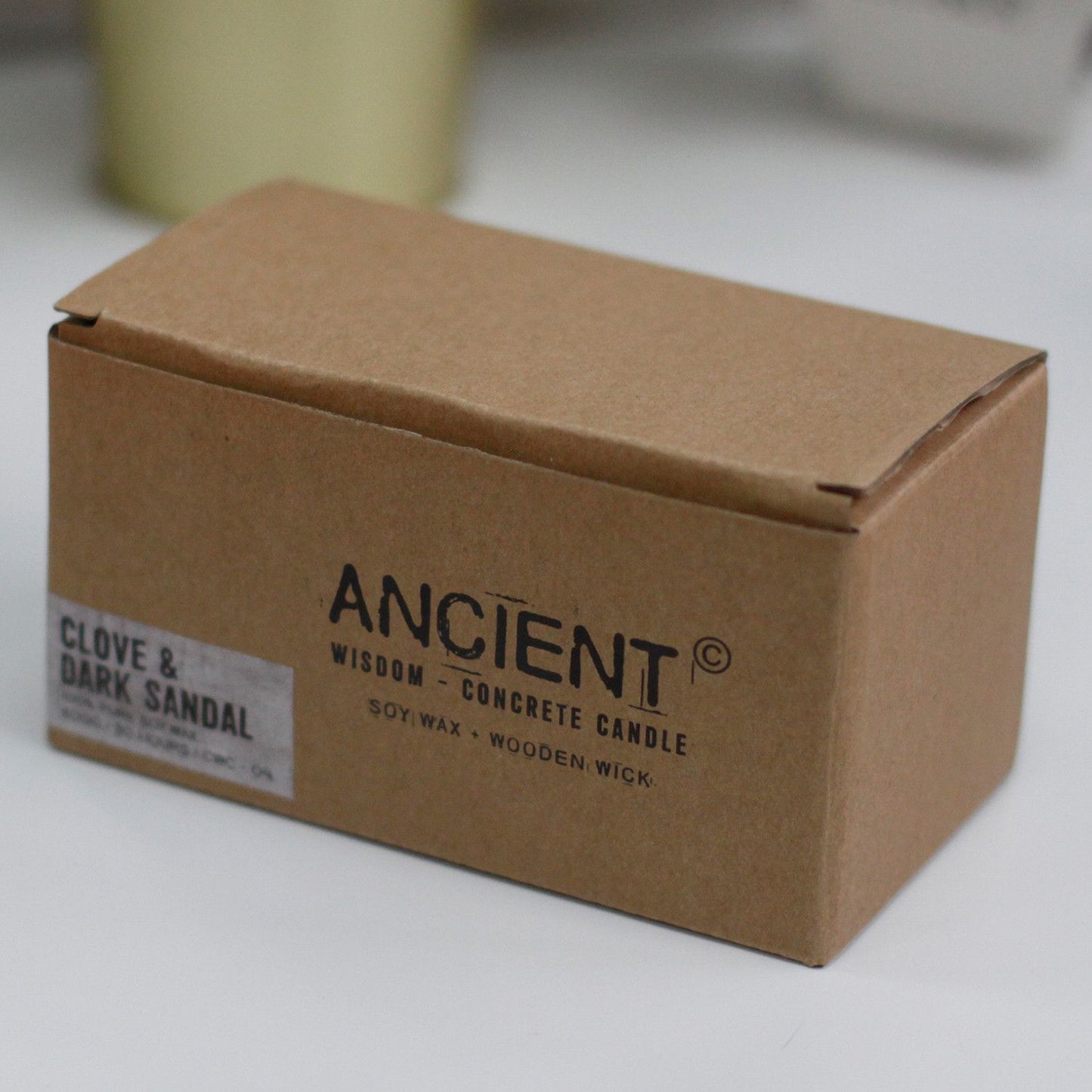 Large Concrete Soy Candle – Spiced South Sea Lime | Sojakerze im Betonbehälter