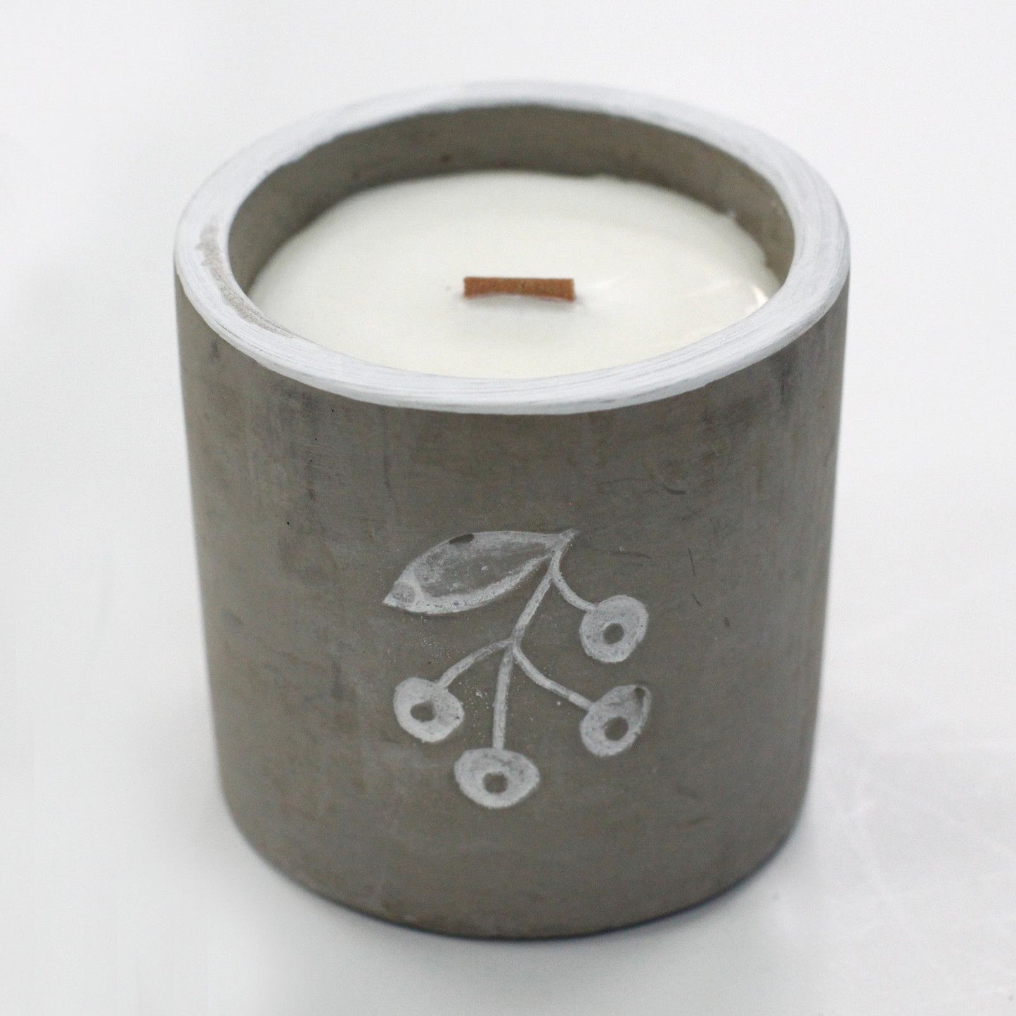 Med Concrete Soy Candle – Juniper & Sweet Gin | Sojakerze im Betonbehälter