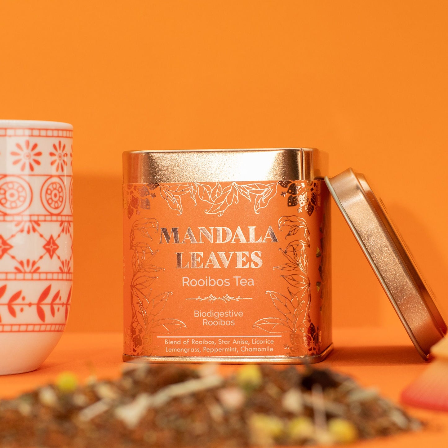 50g Bio Rooibos Tee – Verdauung & Entspannung | Organic Biodigest (Dose)