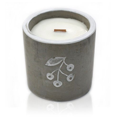 Med Concrete Soy Candle – Juniper & Sweet Gin | Sojakerze im Betonbehälter