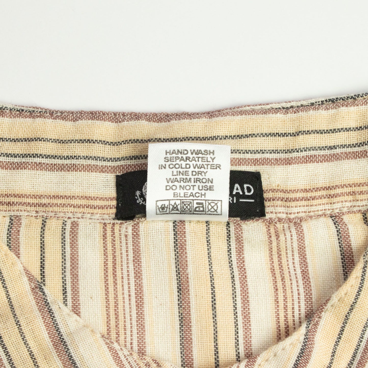 Nomad Sari Grandad Shirt – Brown Beige – Größe M