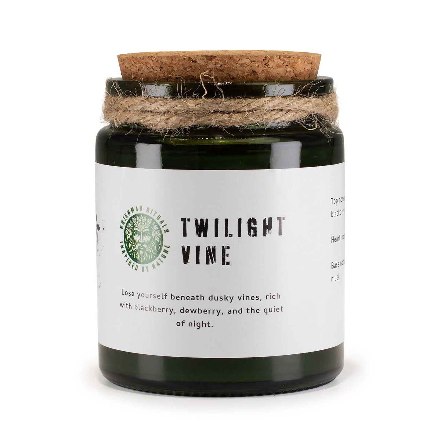 Greenman Holzdocht Sojakerze – Twilight Vine | Blüten & Beeren Duft