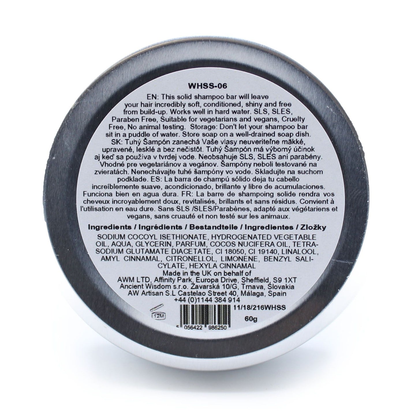 Wild Hare Festes Shampoo 60g – Papaya 🍍