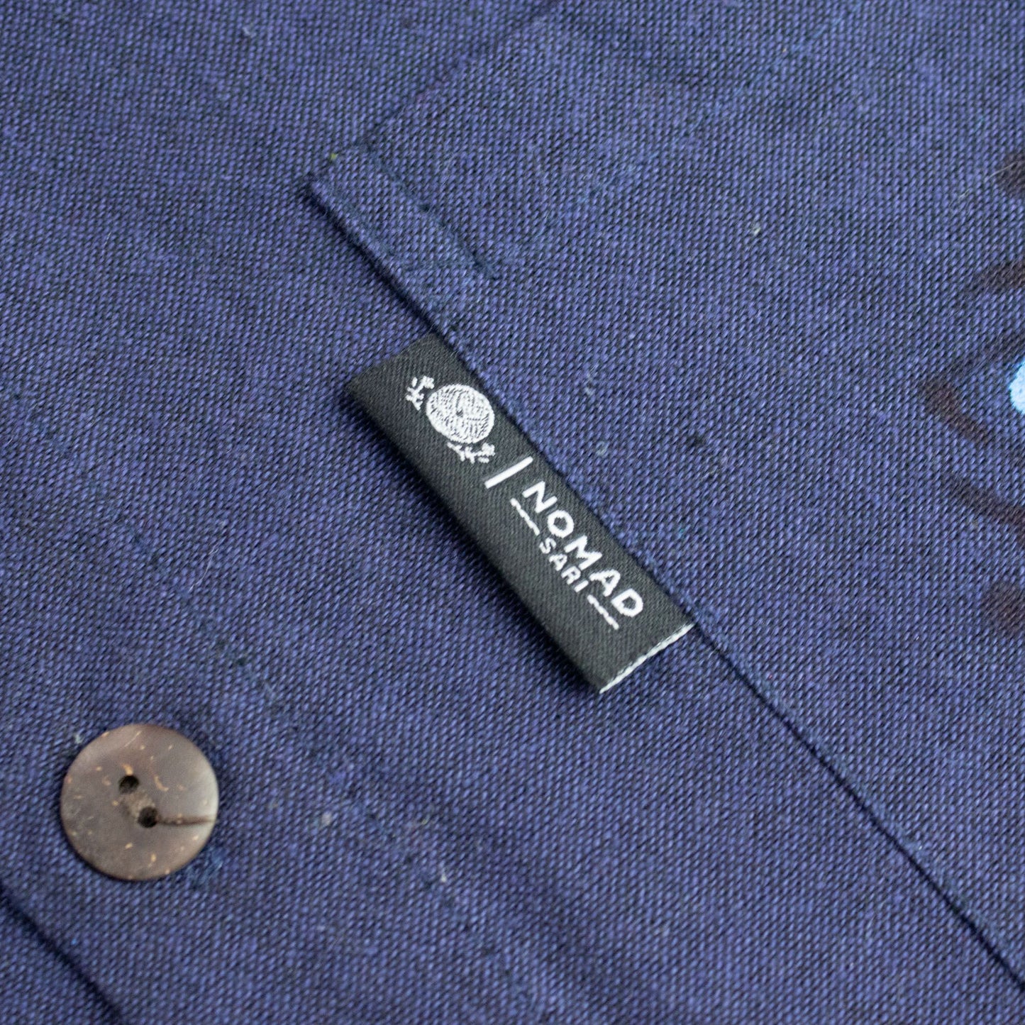 Nomad Sari Kathmandu Shirt – Indigo – Größe M
