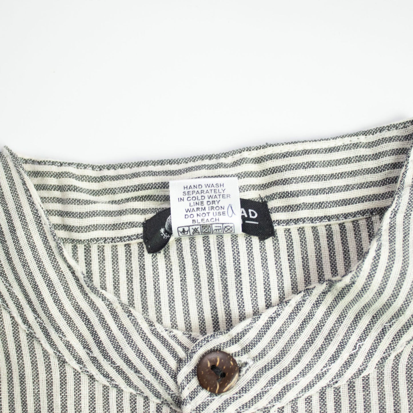 Nomad Sari Grandad Shirt – Grey Stone – Größe L