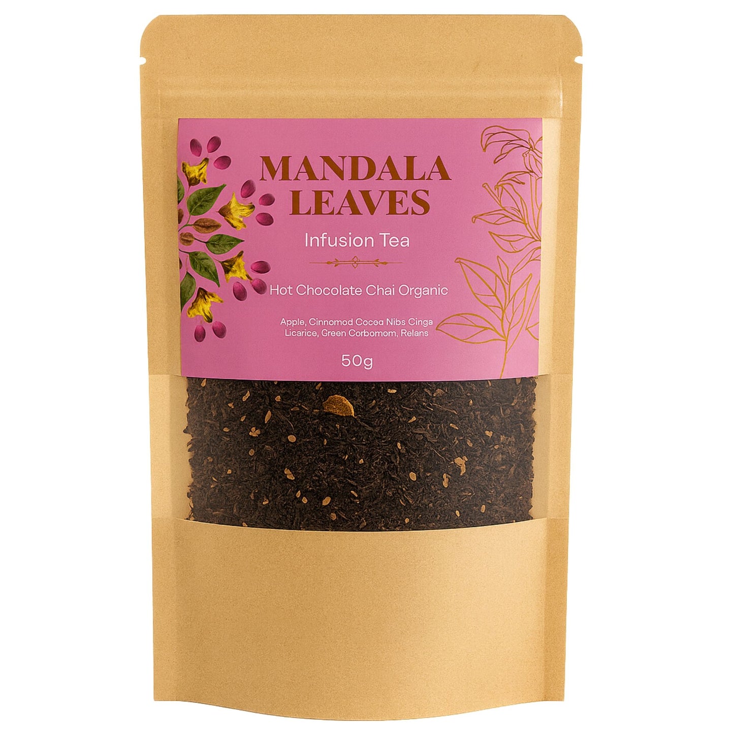 50g Bio Chai Tee – Heiße Schokolade & Gewürze | Hot Chocolate Chai