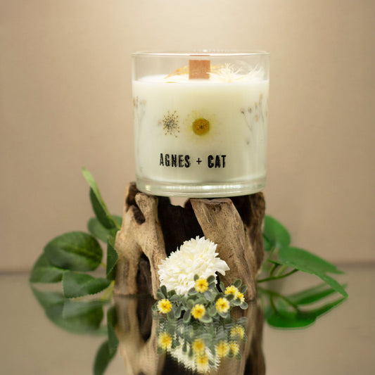 Agnes + Cat Botanische Sojakerze – Windermere | Lavendel & Amber Duft