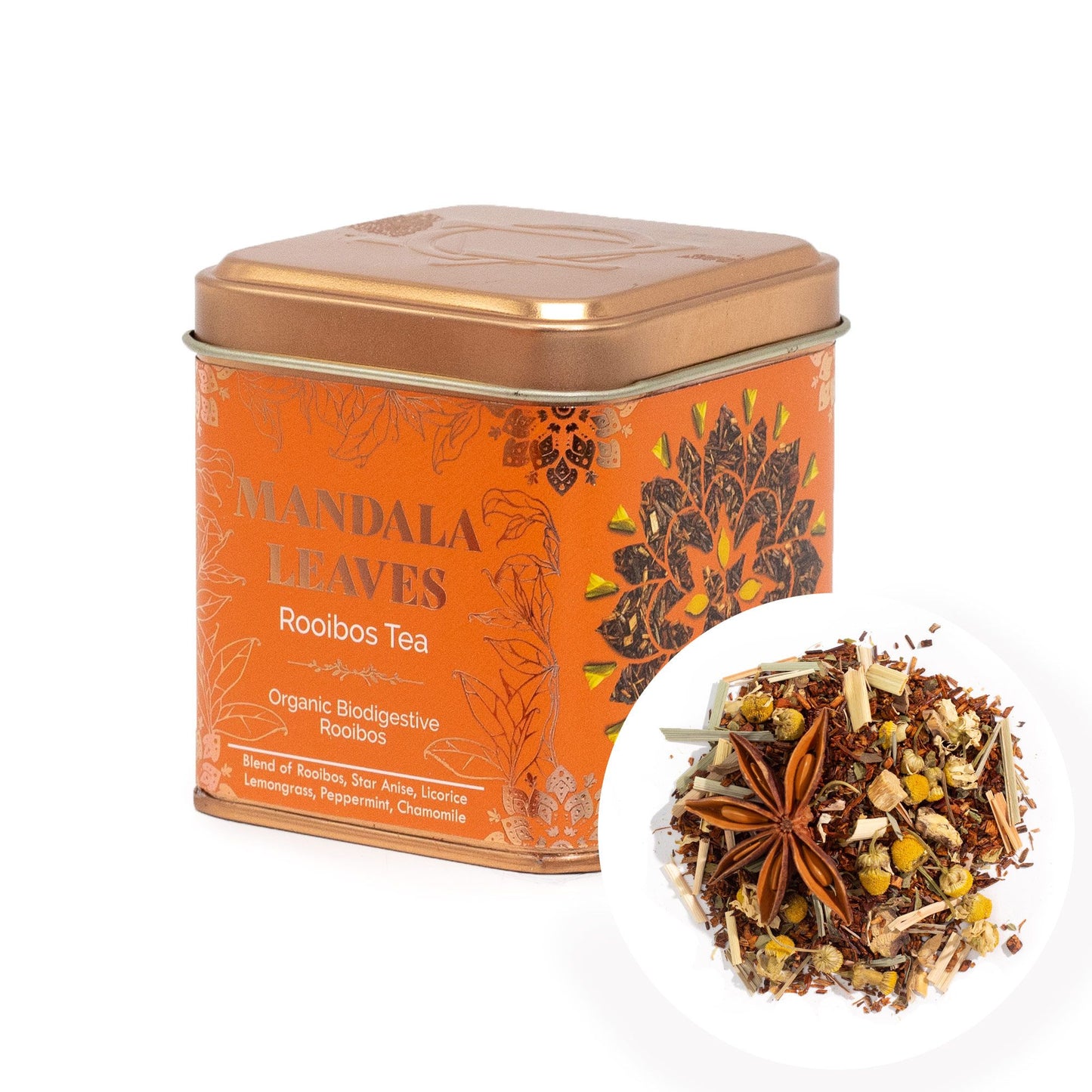 50g Bio Rooibos Tee – Verdauung & Entspannung | Organic Biodigest (Dose)