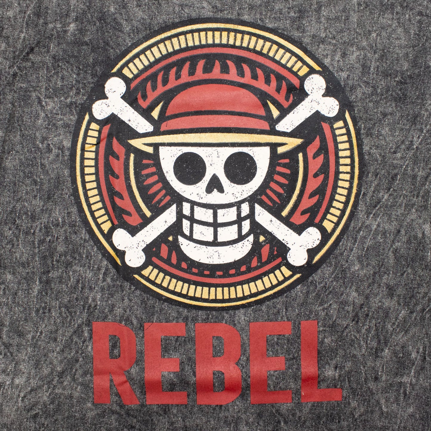 Nomad Sari Stonewashed T-Shirt – Rebel – Anthrazit – Größe XL