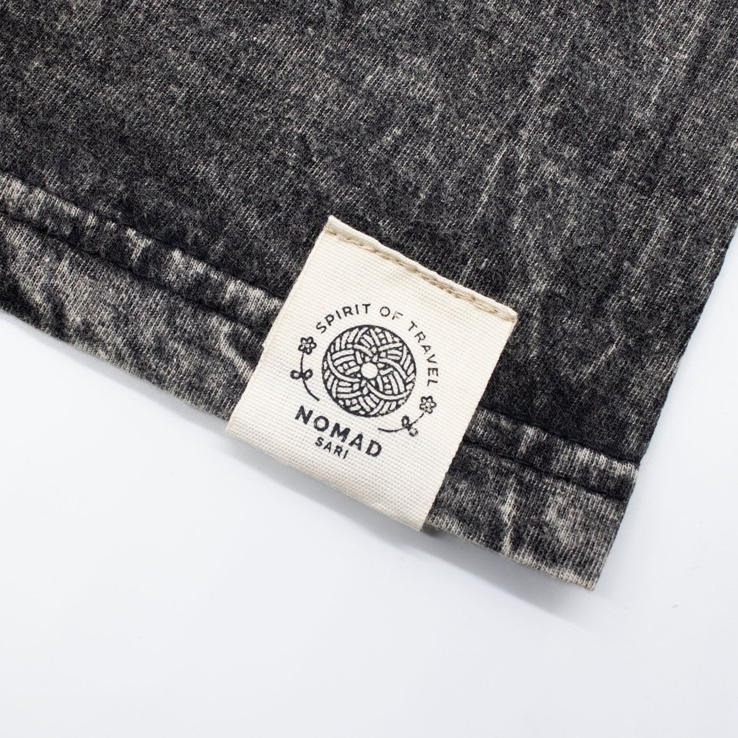 Nomad Sari Stonewashed T-Shirt – Rebel – Anthrazit – Größe XL