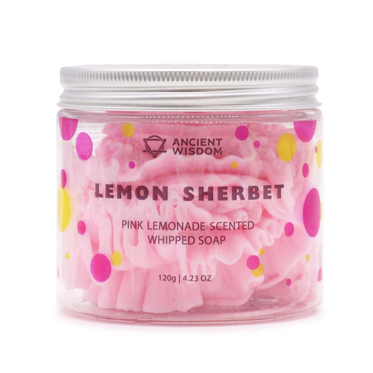 Pink Lemonade Schlagseife 120g – vegane Whipped Soap mit süß-zitronigem Duft