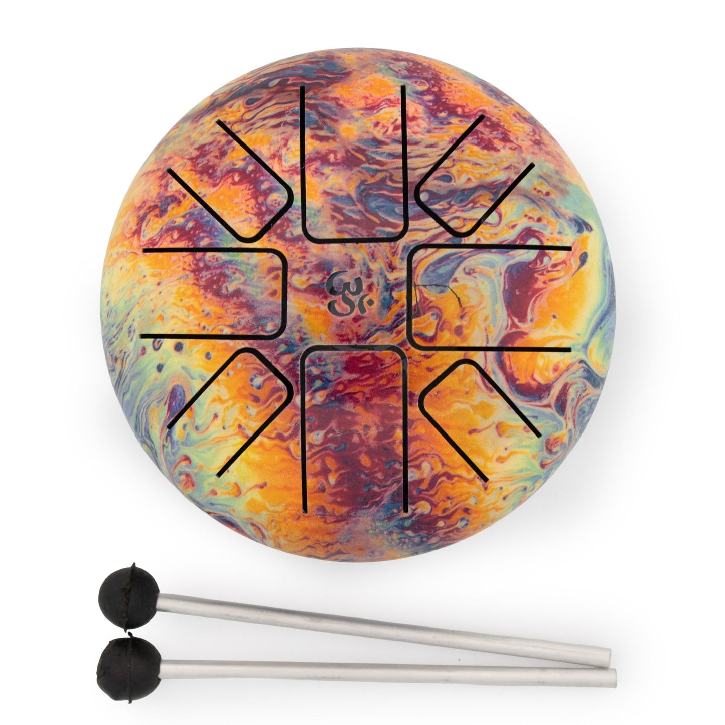 Zungentrommel Volcanic Splash Tiefe Stimmung – 14×7 cm