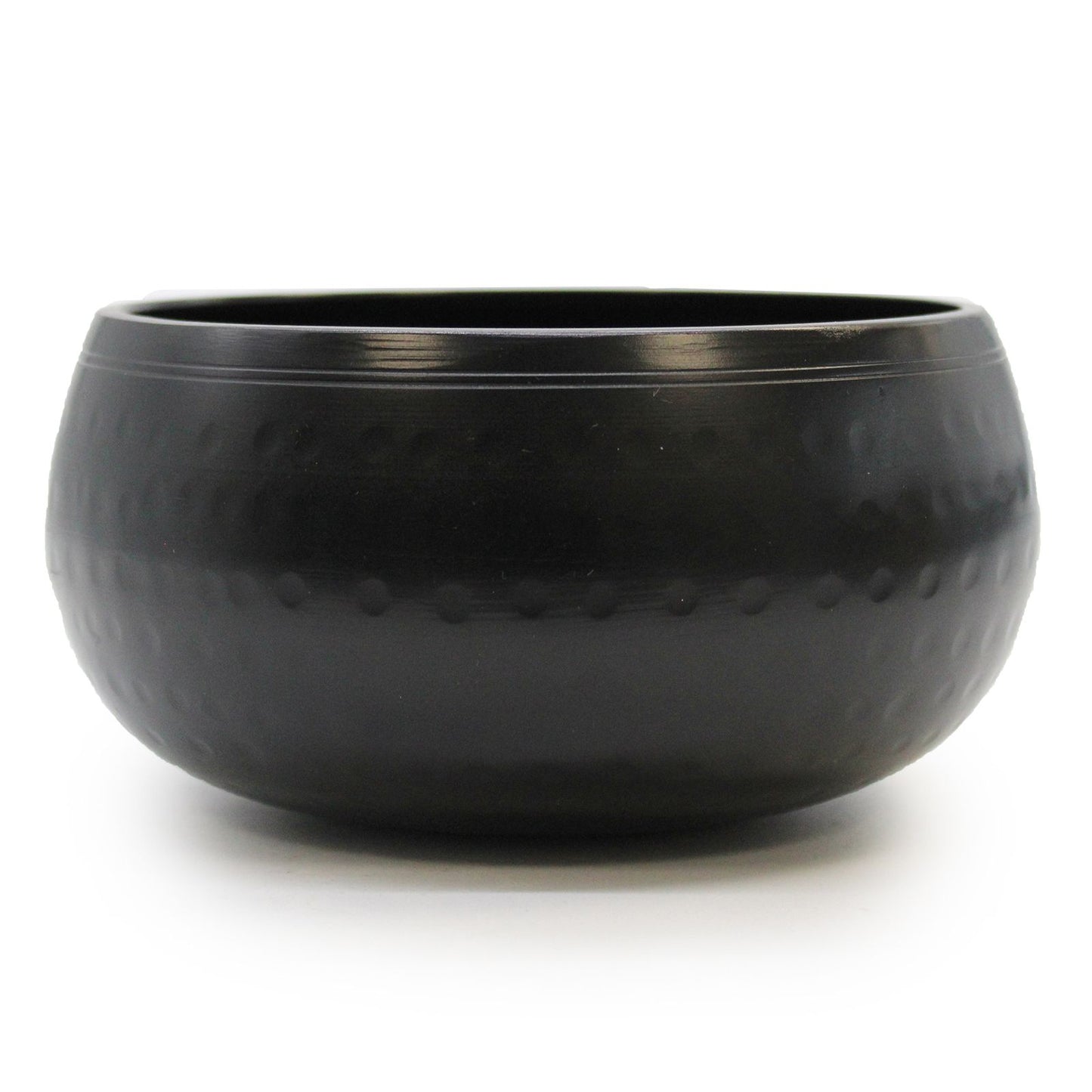 Tibetische Klangschale Schwarz Gehämmert 15cm – Singing Bowl für Meditation & Klang