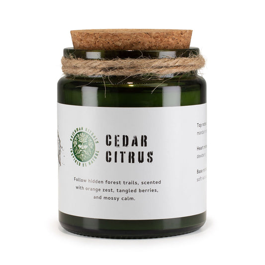 Greenman Holzdocht Sojakerze – Forest Resin | Harziger Waldduft