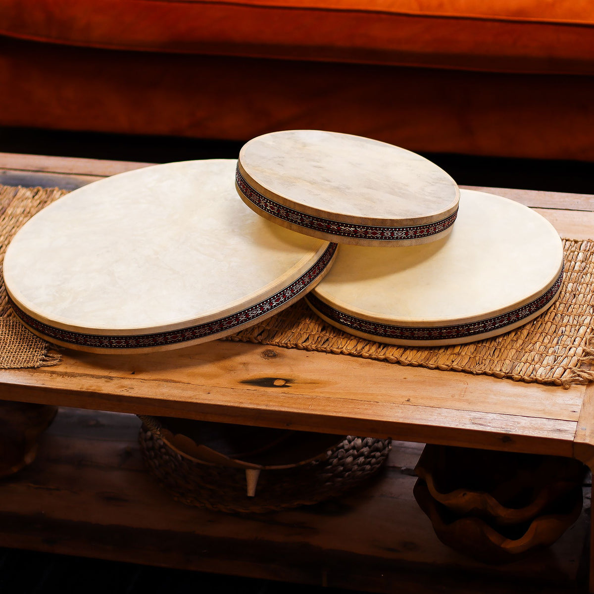 Schamanische Ozean-Trommel für Sound Healing – 45cm