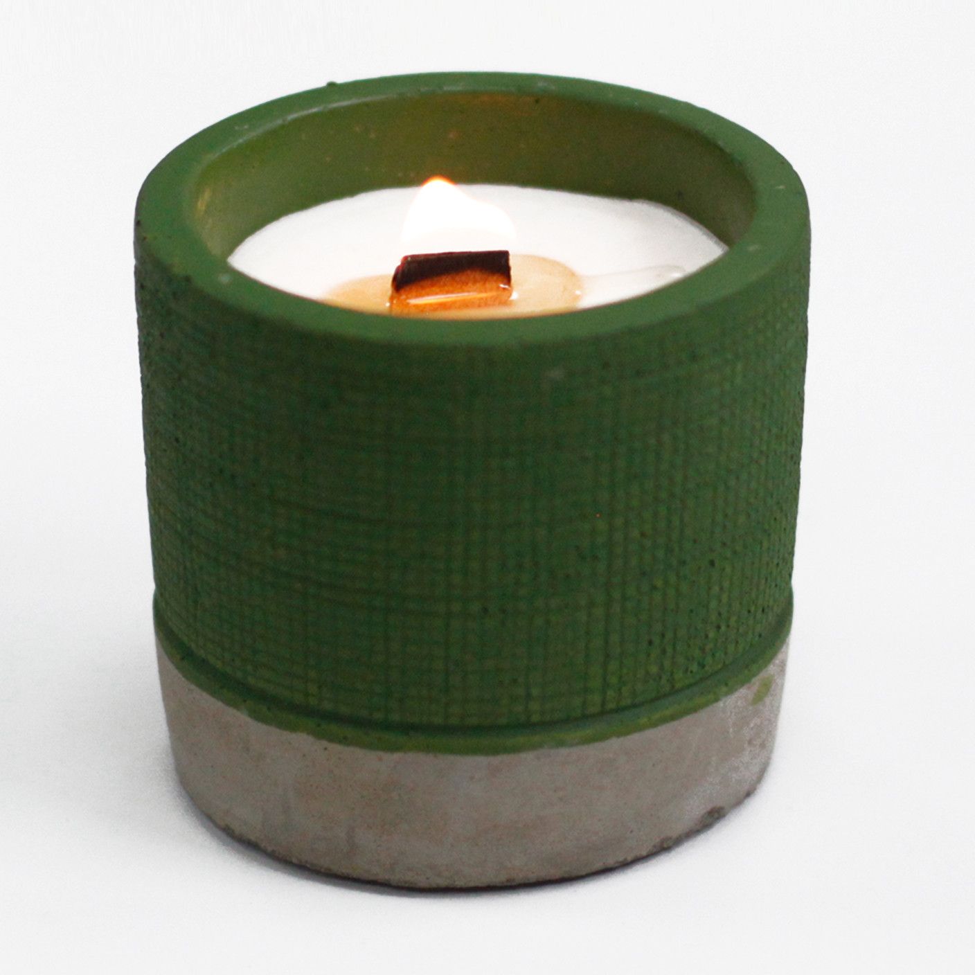 Pot Concrete Soy Candle – Sea Moss & Herbs | Sojakerze im Betonbehälter