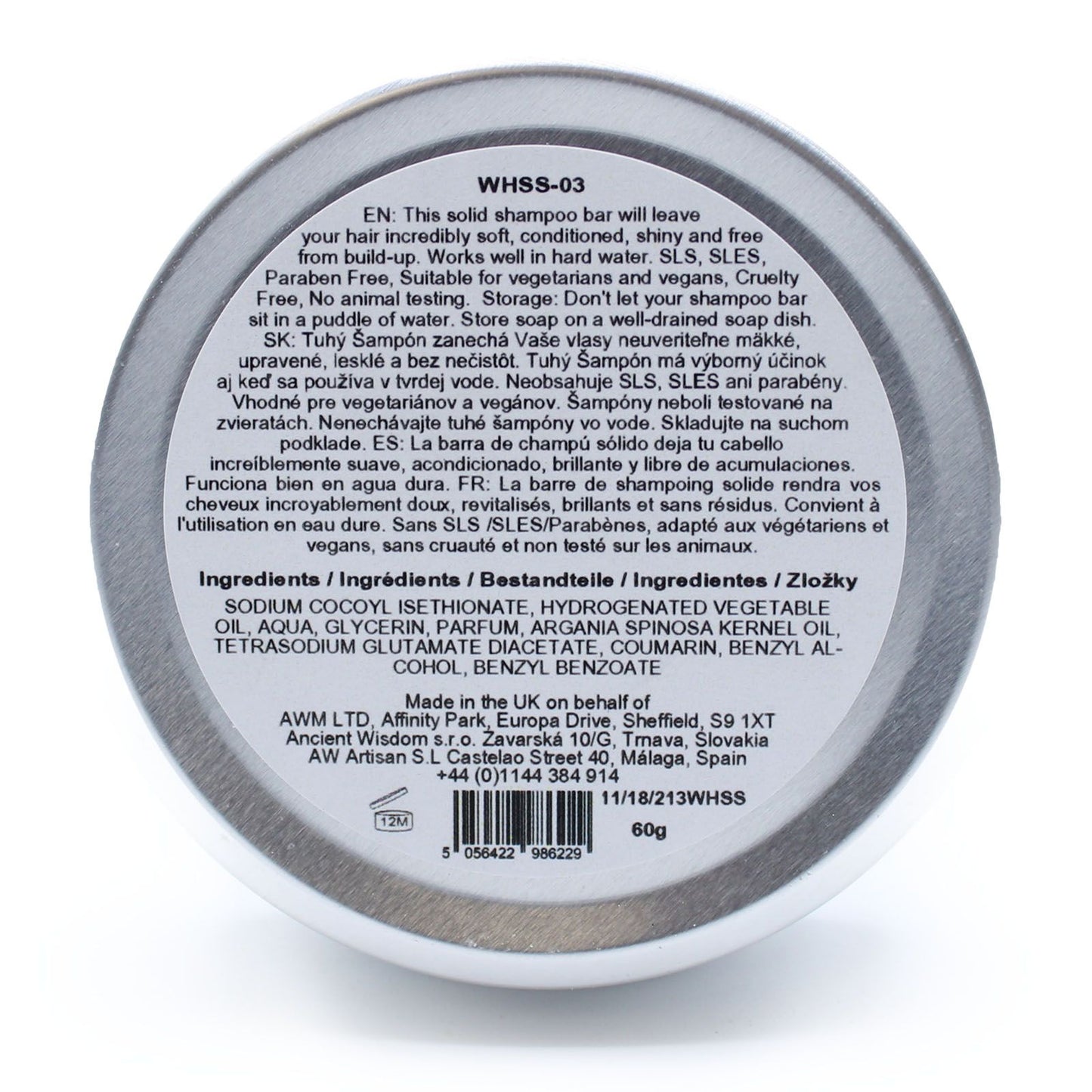 Wild Hare Festes Shampoo 60g – Hairy Coconut 🥥