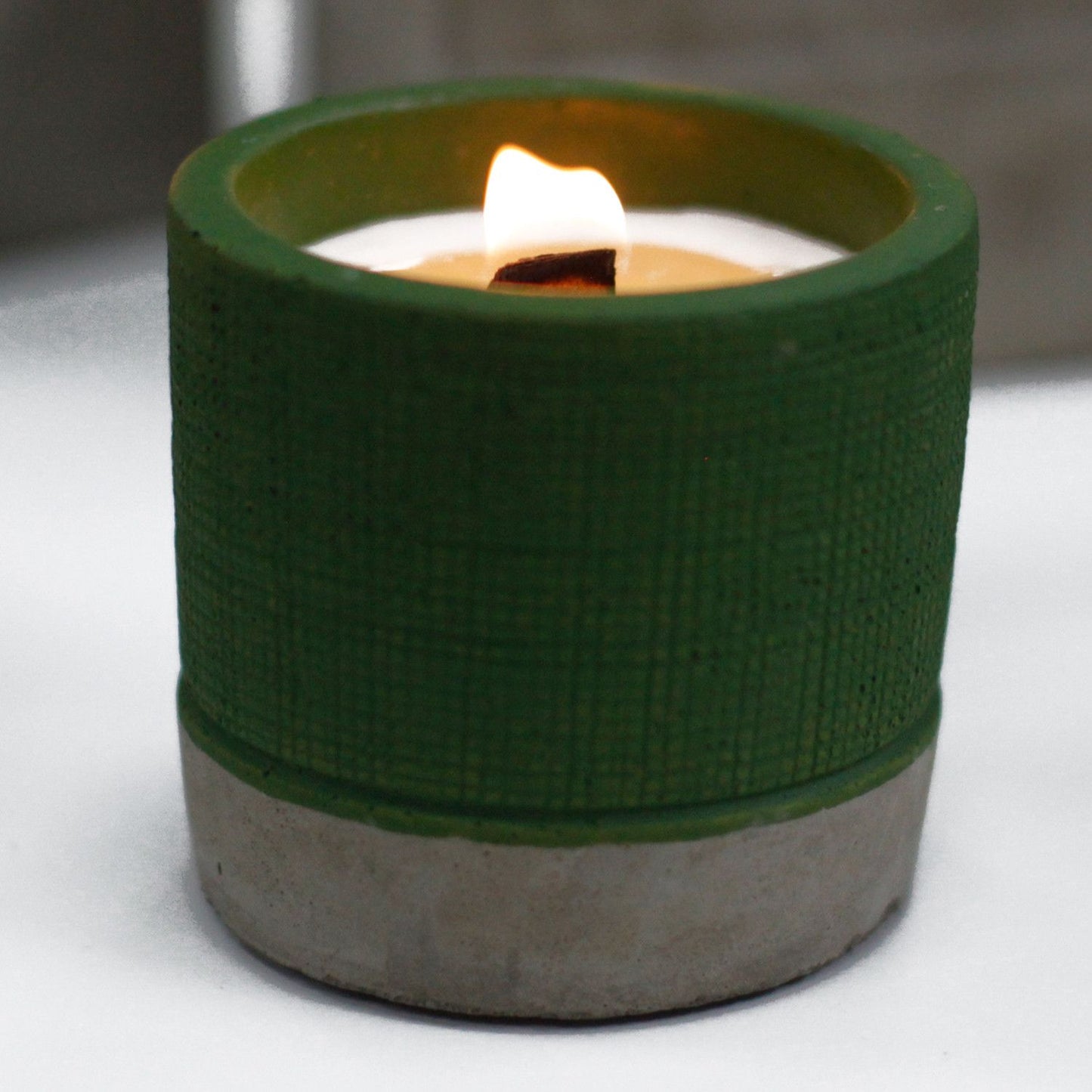 Pot Concrete Soy Candle – Sea Moss & Herbs | Sojakerze im Betonbehälter
