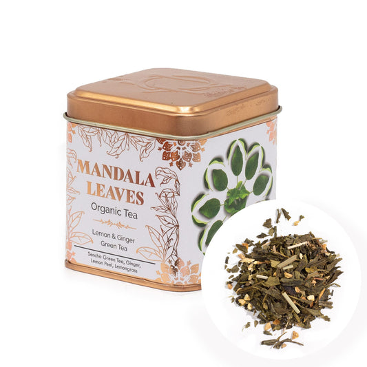 50g Bio Grüntee – Zitrone & Ingwer | Classic Green Tea (Dose)