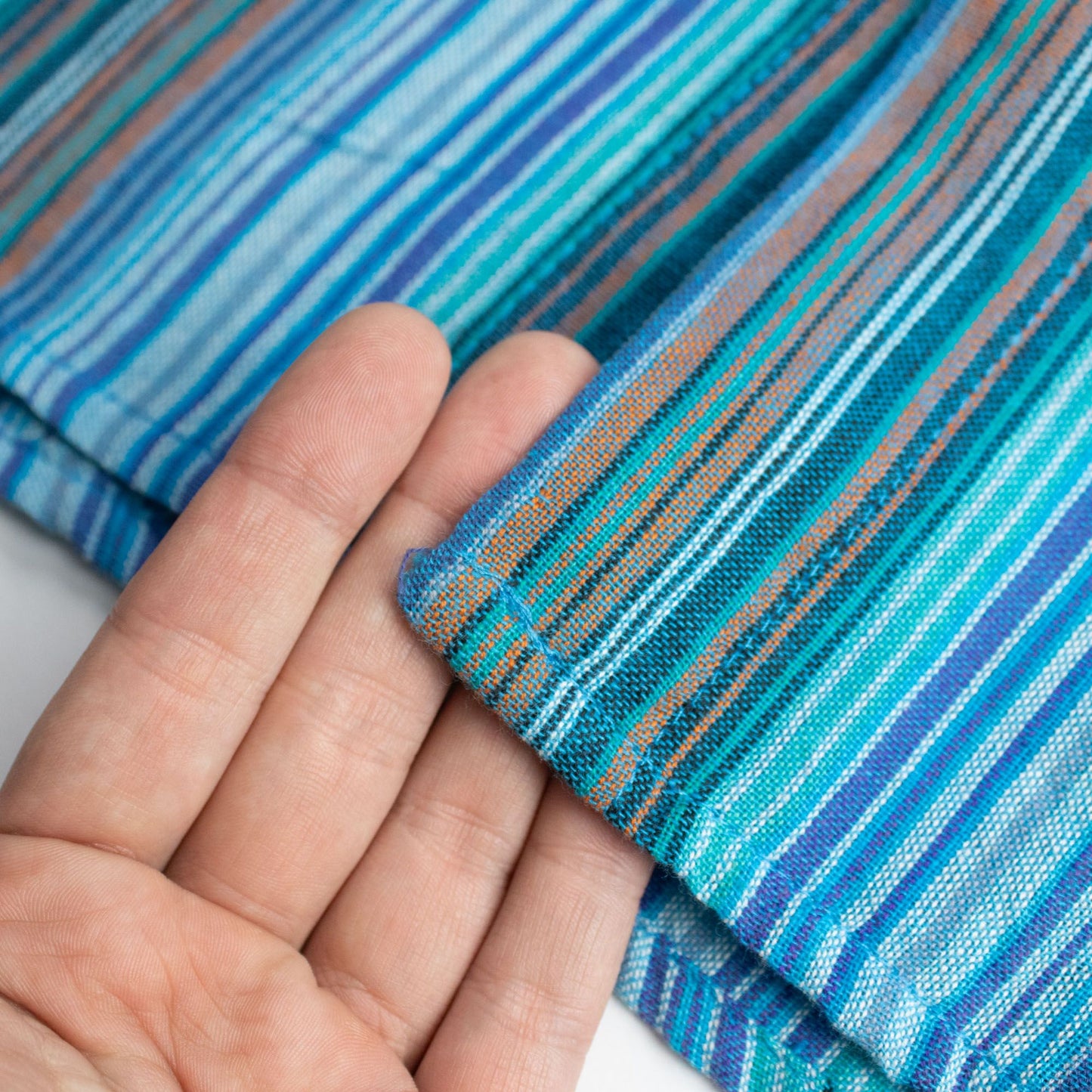 Nomad Sari Grandad Shirt – Türkis – Größe M