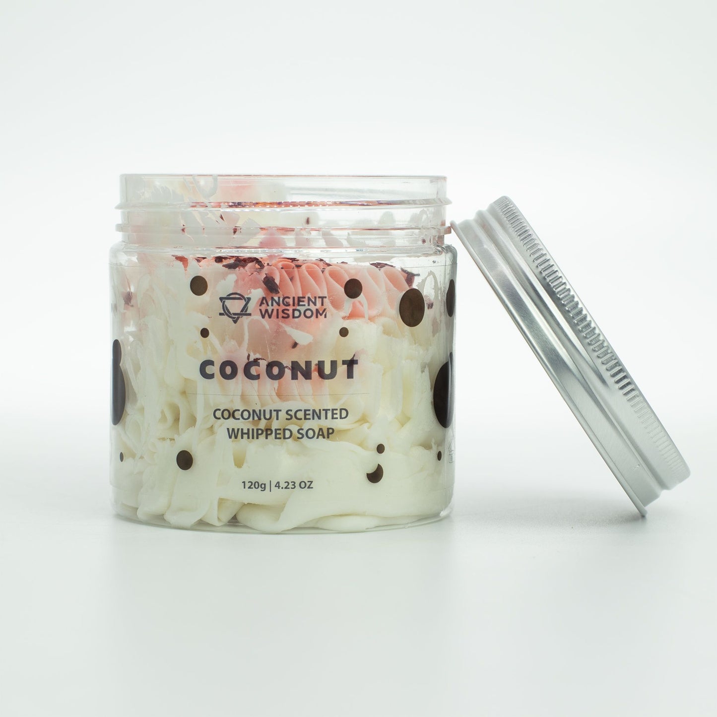Coconut Schlagseife 120g – vegane Whipped Soap mit exotischem Kokos-Duft
