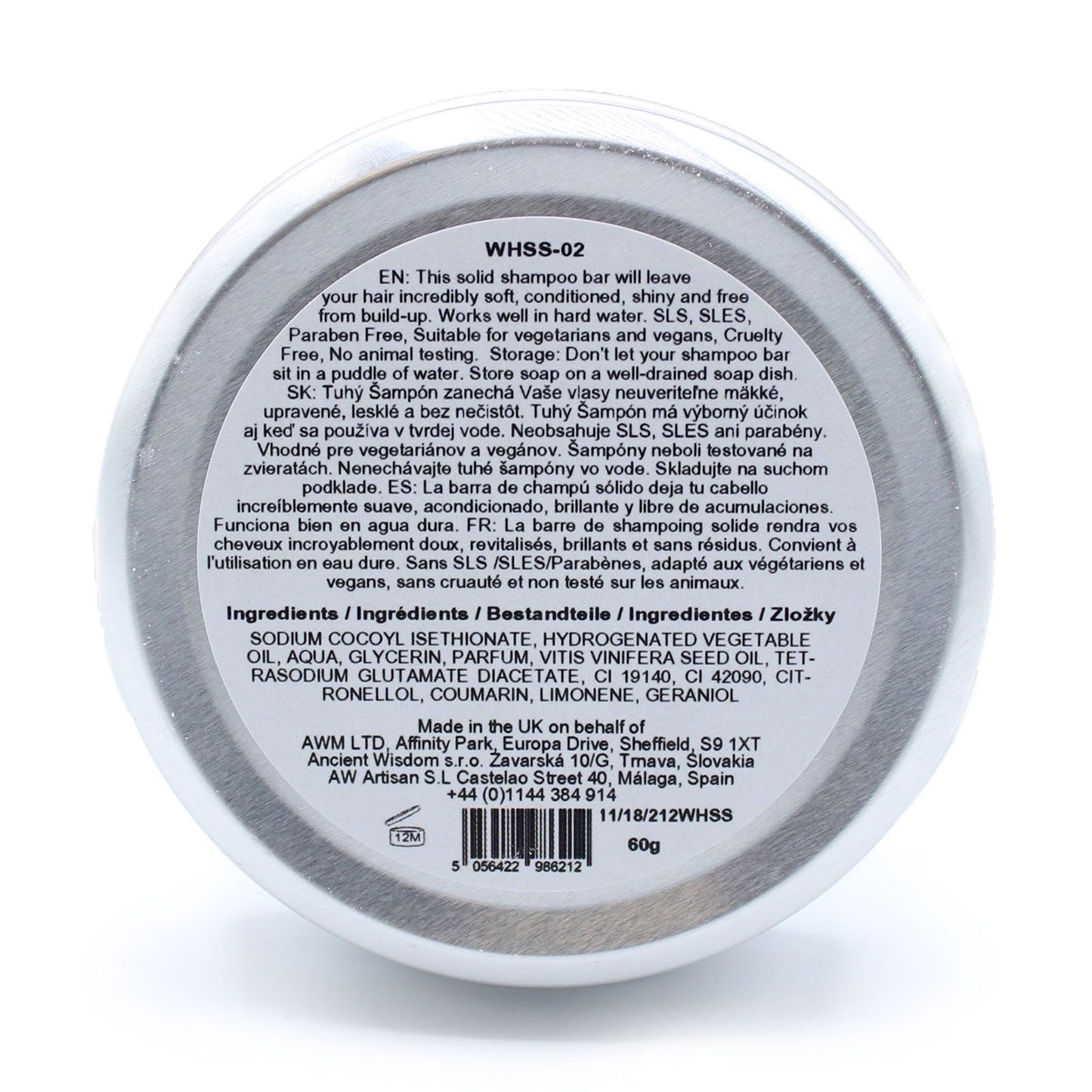 Wild Hare Festes Shampoo 60g – Aloe Vera 🌵