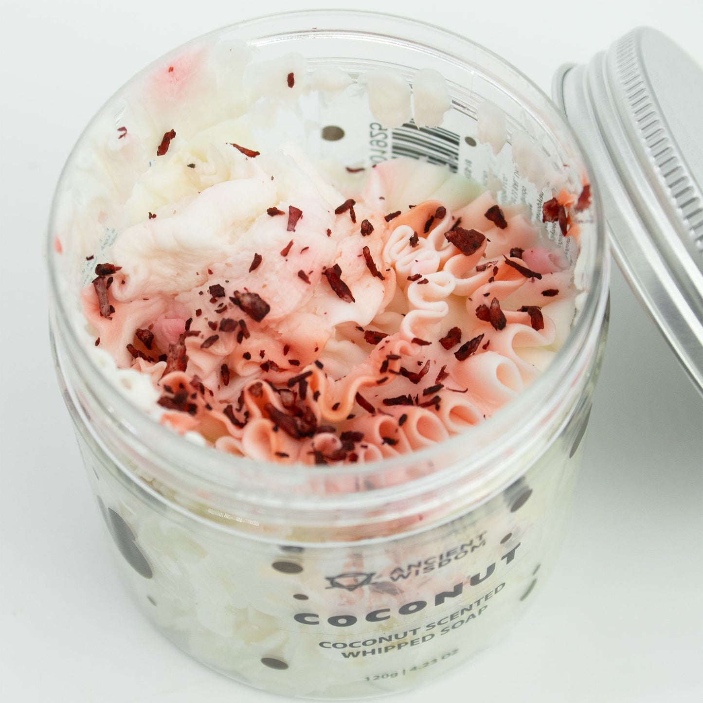 Coconut Schlagseife 120g – vegane Whipped Soap mit exotischem Kokos-Duft