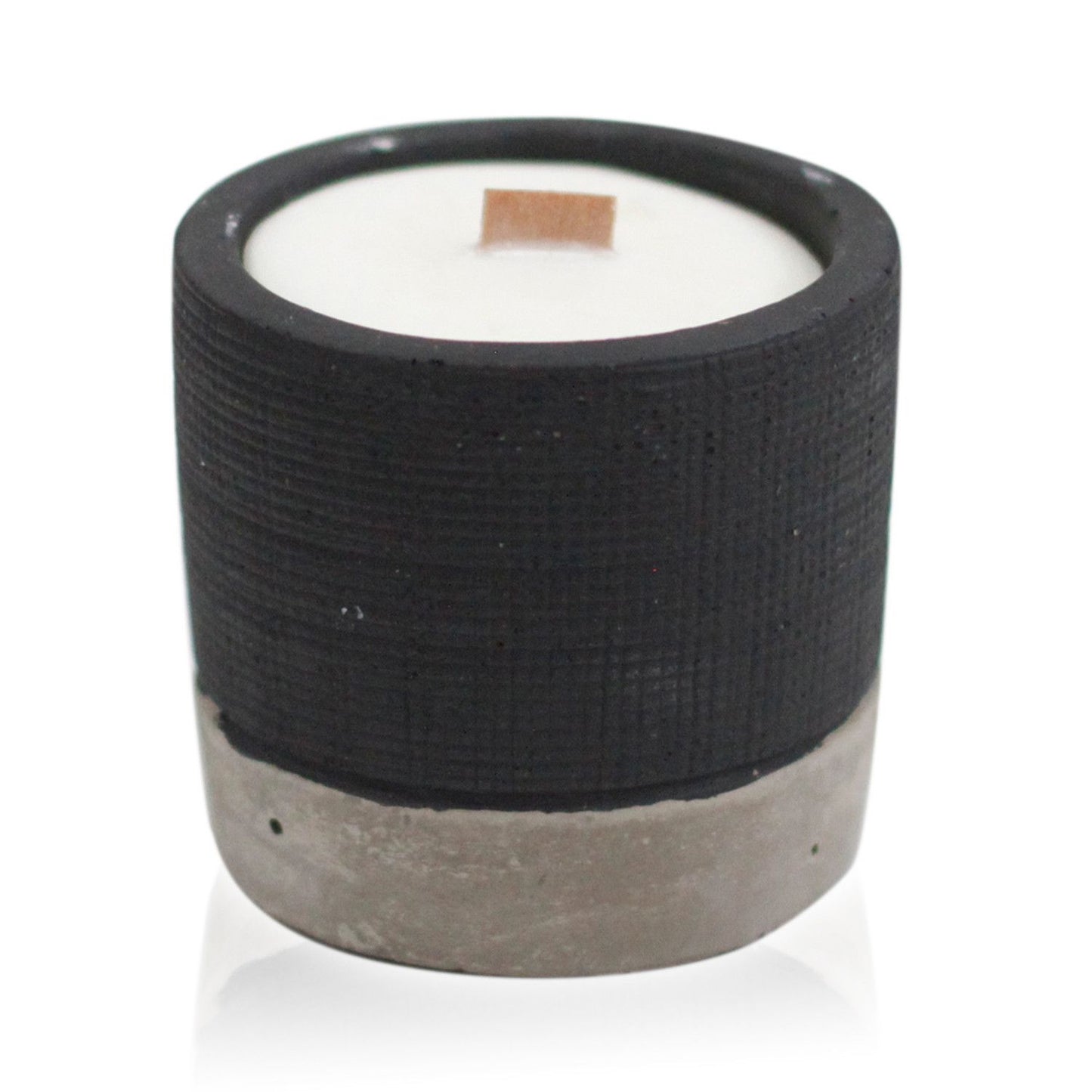 Pot Concrete Soy Candle – Brandy Butter | Sojakerze im schwarzen Betonbehälter